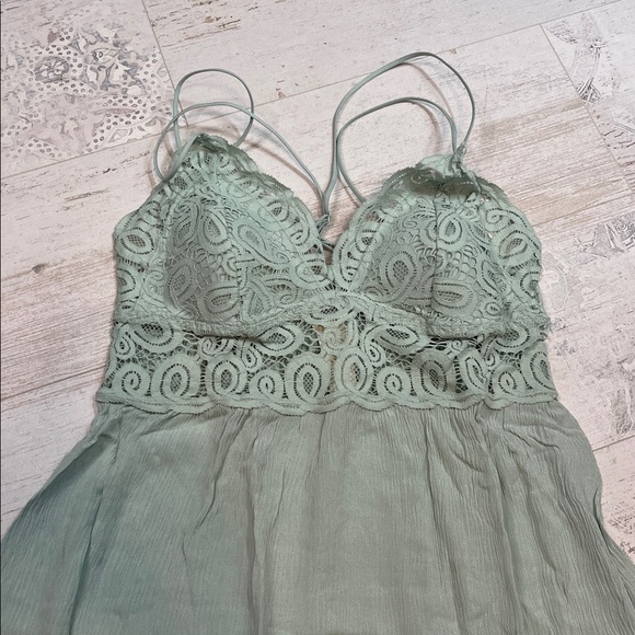 PINK Victoria's Secret Wintergreen Crochet Dress Size Large - Picture 6 of 10